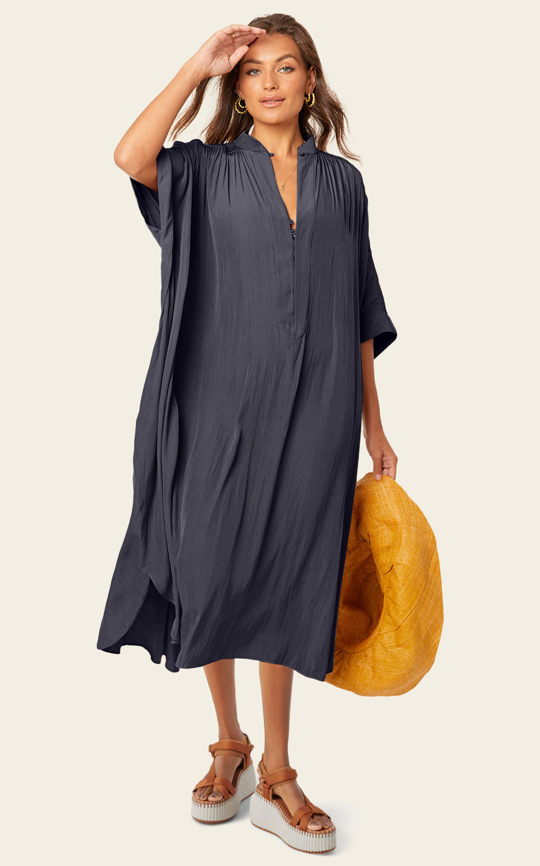The Original Multiwear Dress - Skyfall Grey, Midi