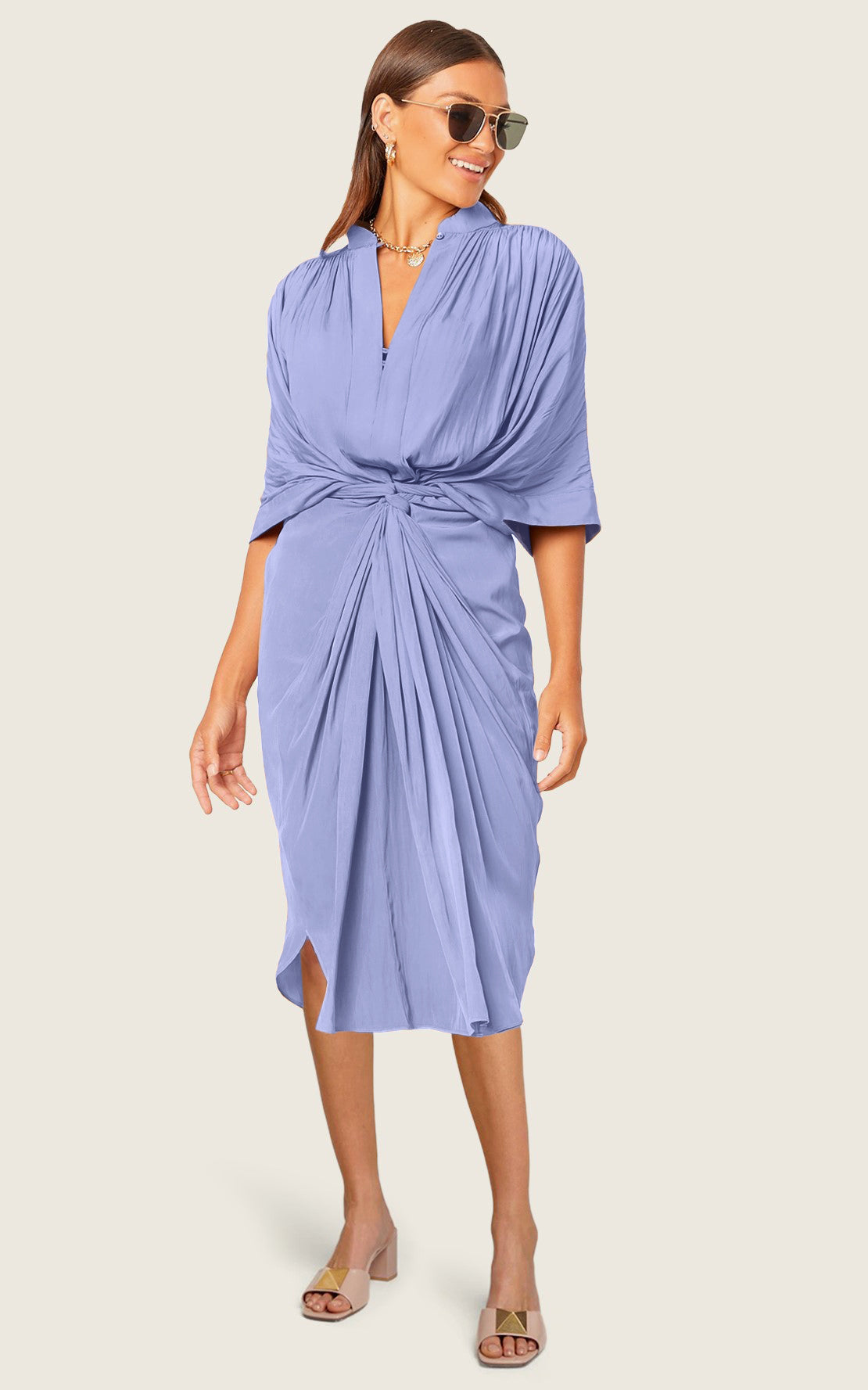 The Original Multiwear Dress - Hydrangeas, Midi
