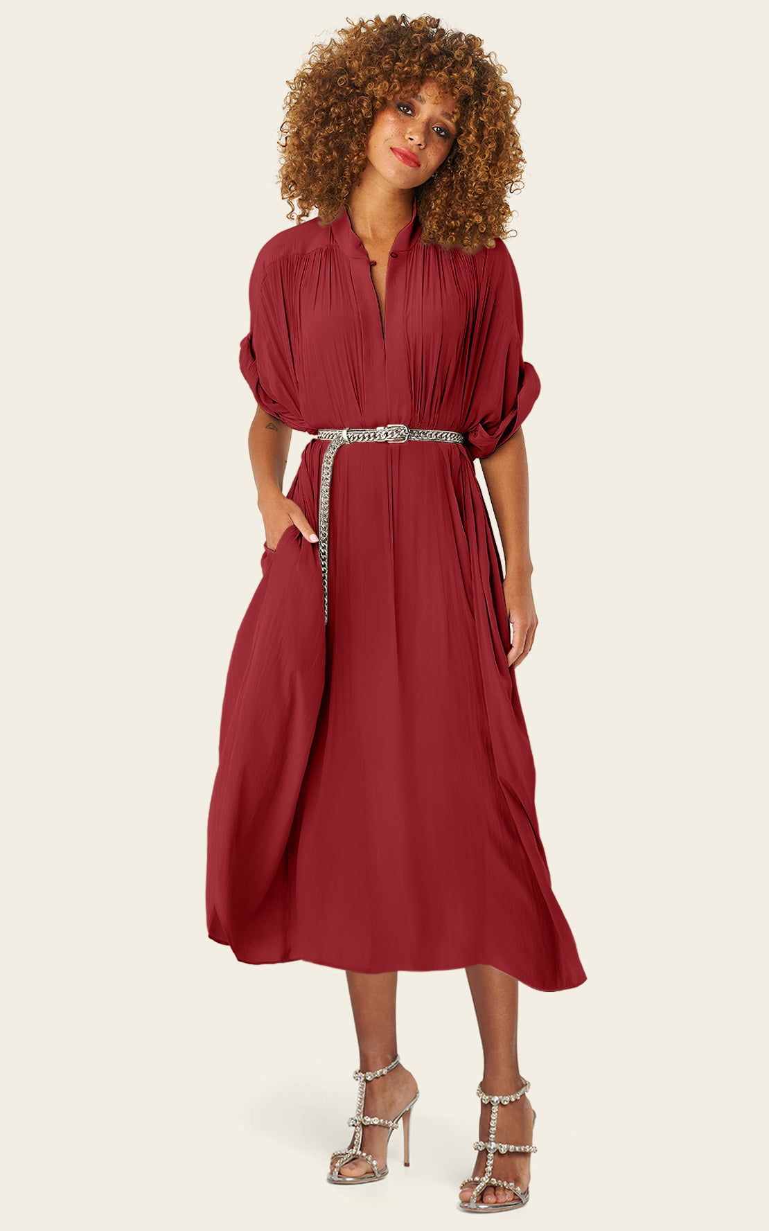 The Original Multiwear Dress - Cherry Noire, Midi