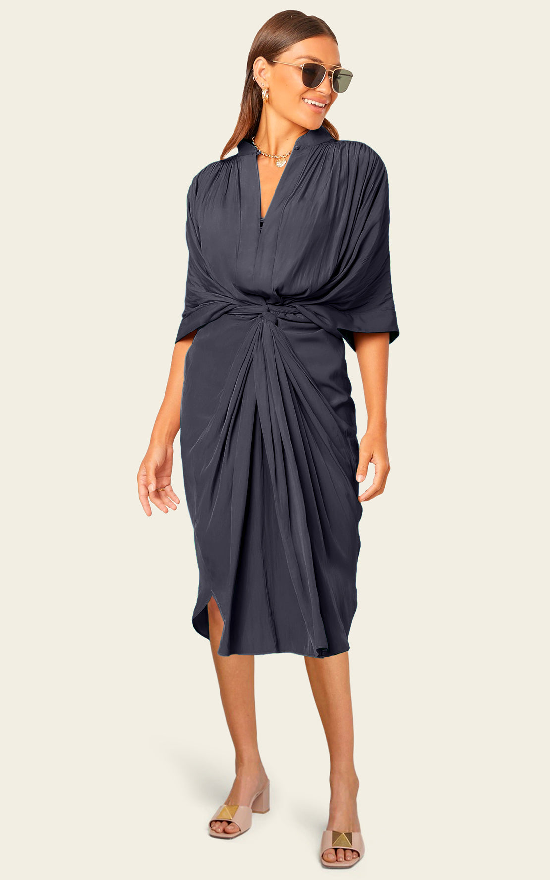 The Original Multiwear Dress - Skyfall Grey, Midi