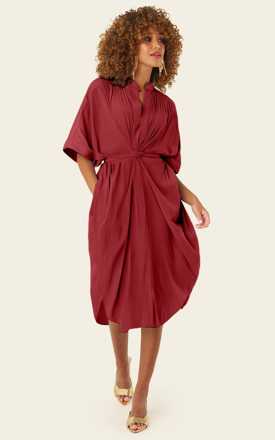 The Original Multiwear Dress - Cherry Noire, Midi
