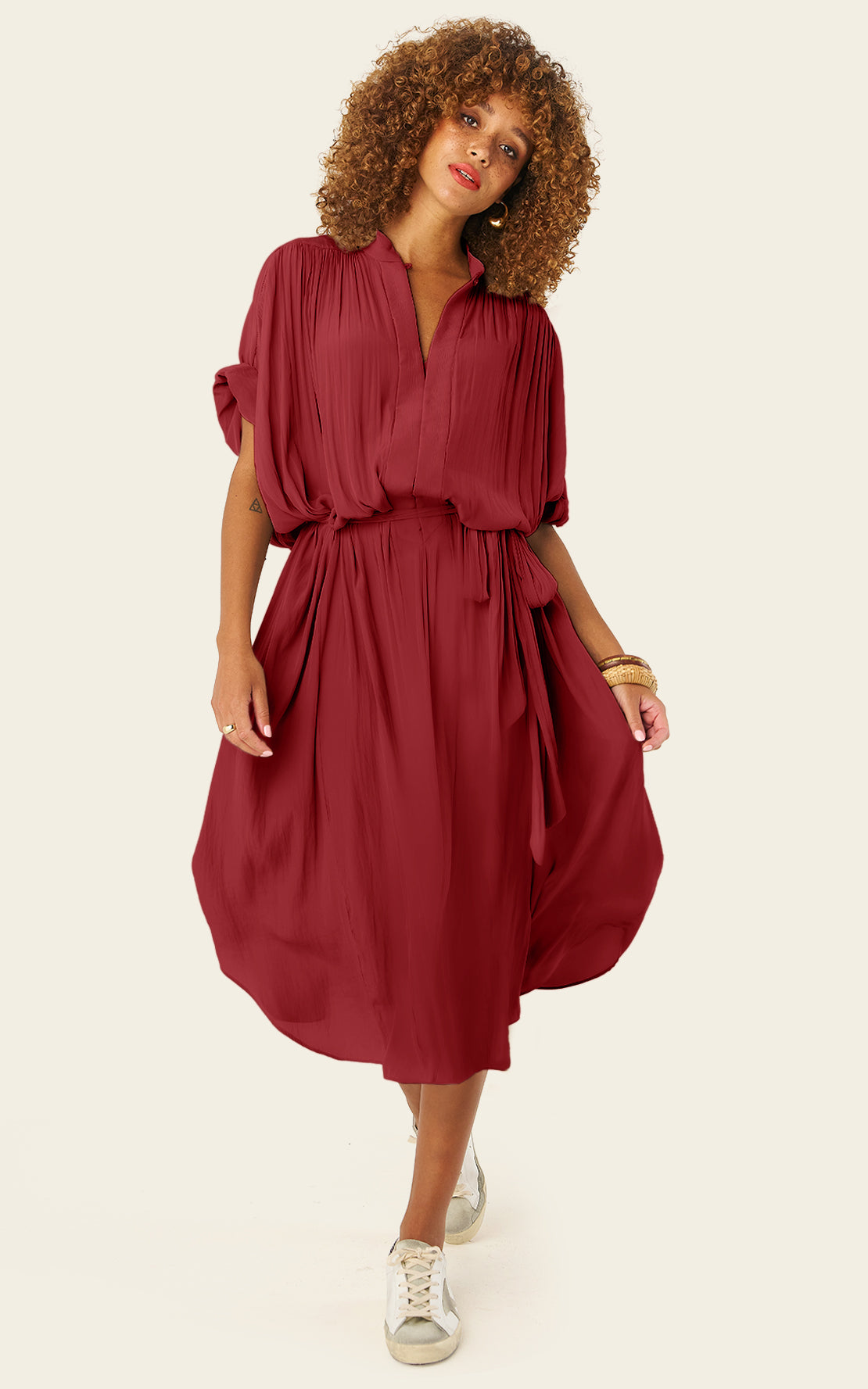 The Original Multiwear Dress - Cherry Noire, Midi