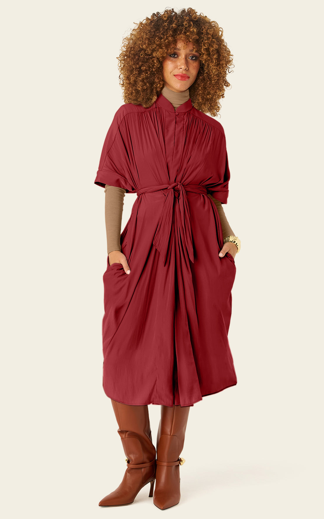 The Original Multiwear Dress - Cherry Noire, Midi