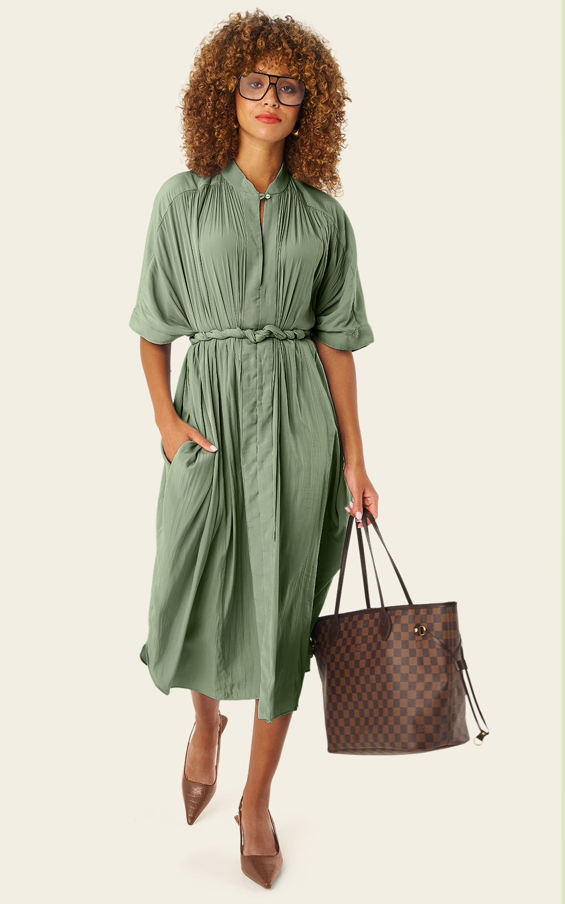The Original Multiwear Dress - Seamist #7, Midi