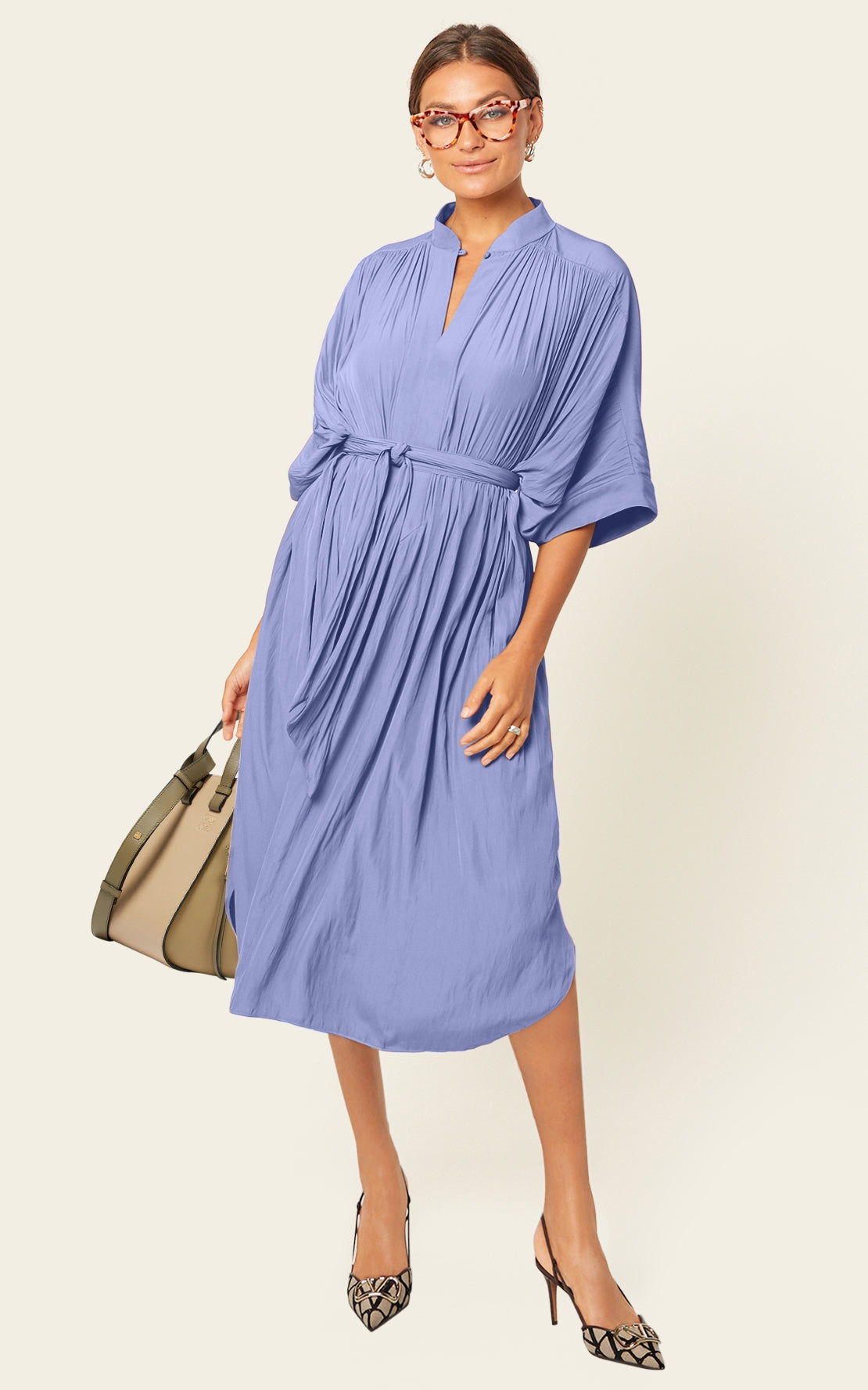 The Original Multiwear Dress - Hydrangeas, Midi