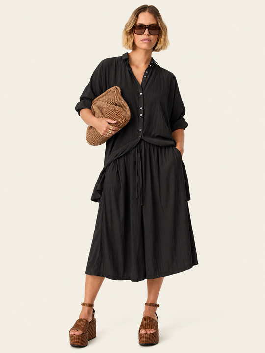 The Luxe Cullote Short - Black