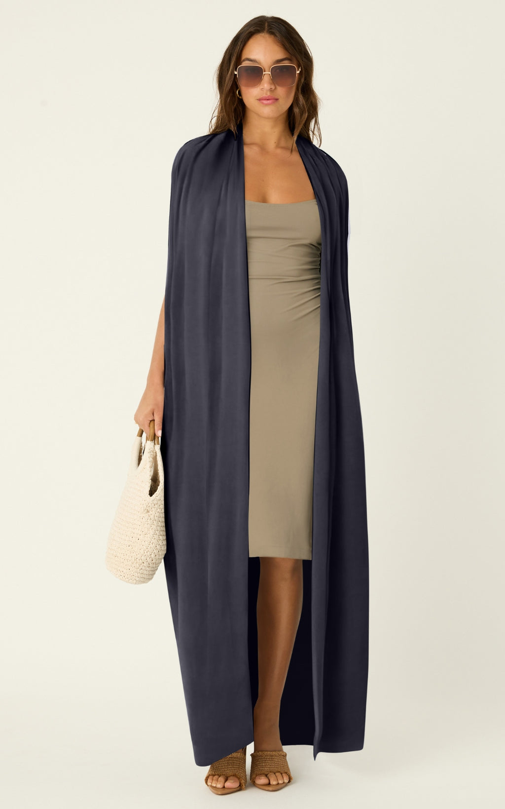 The Luxury Multiwear Wrap / skyfall grey