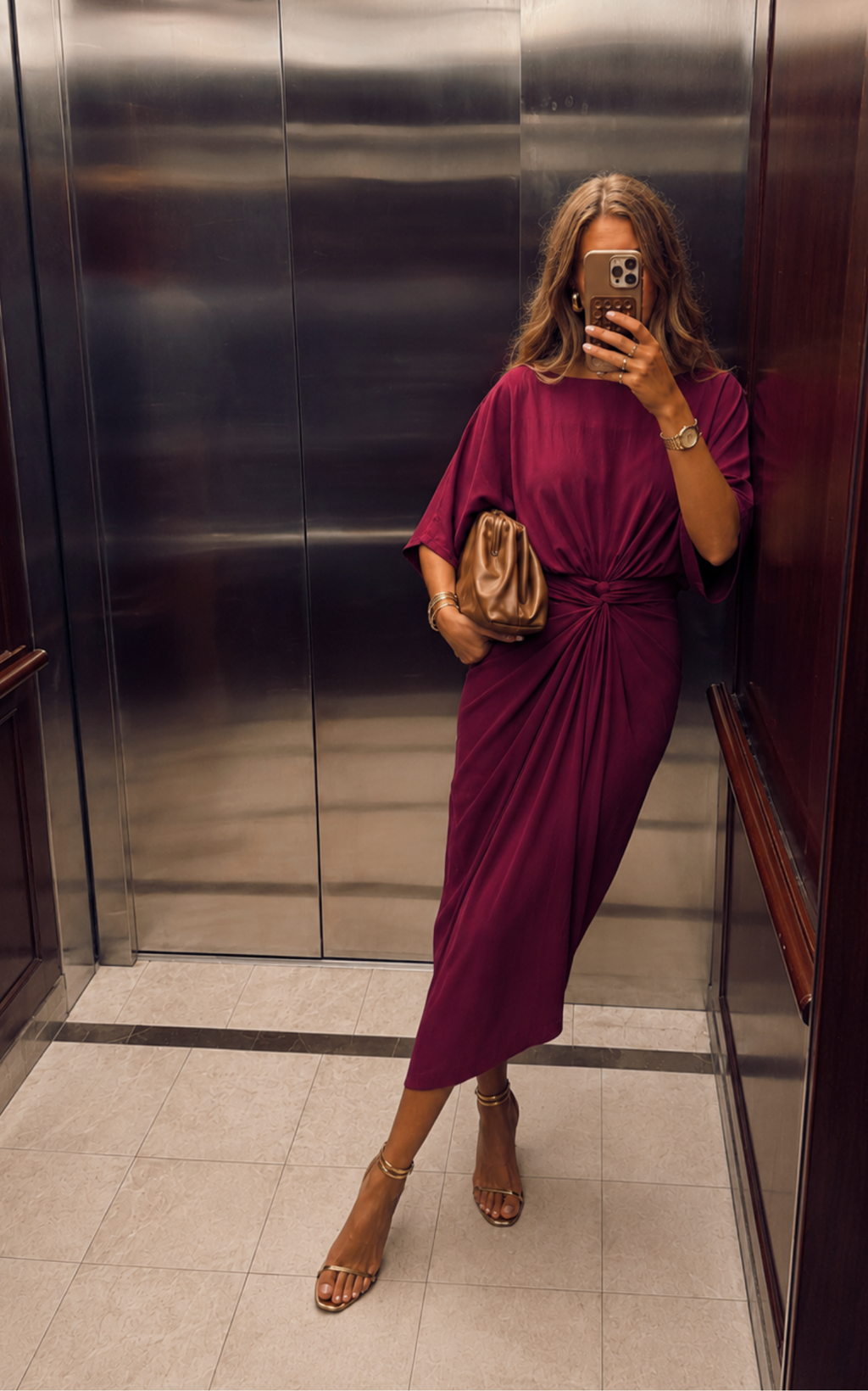 The Luxe Halo Skirt - Blackberry