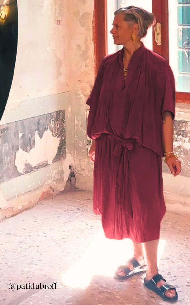 The Original Multiwear Dress - Cacao Rouge, Midi