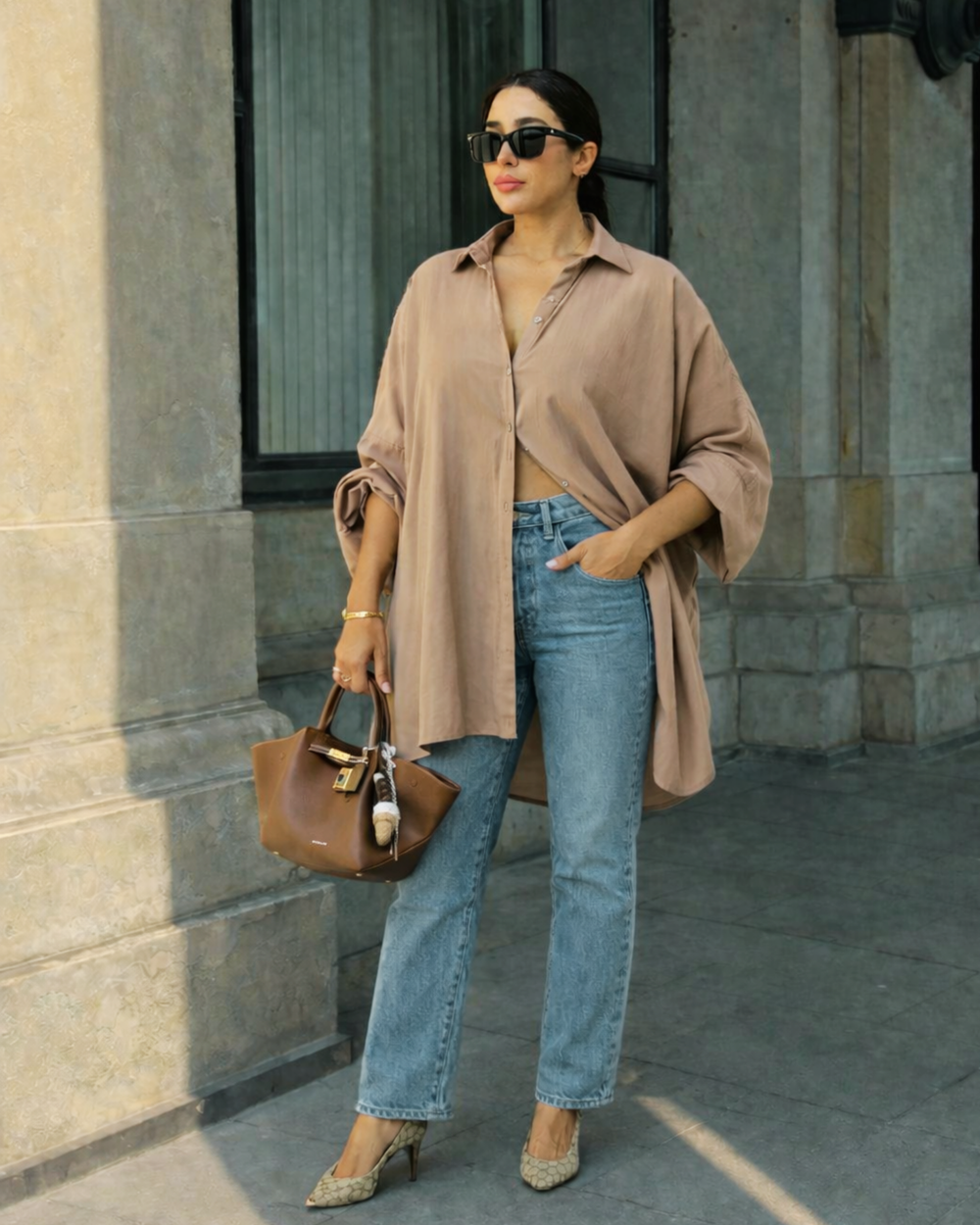 The Luxe Draper Shirt - Chai Chameau