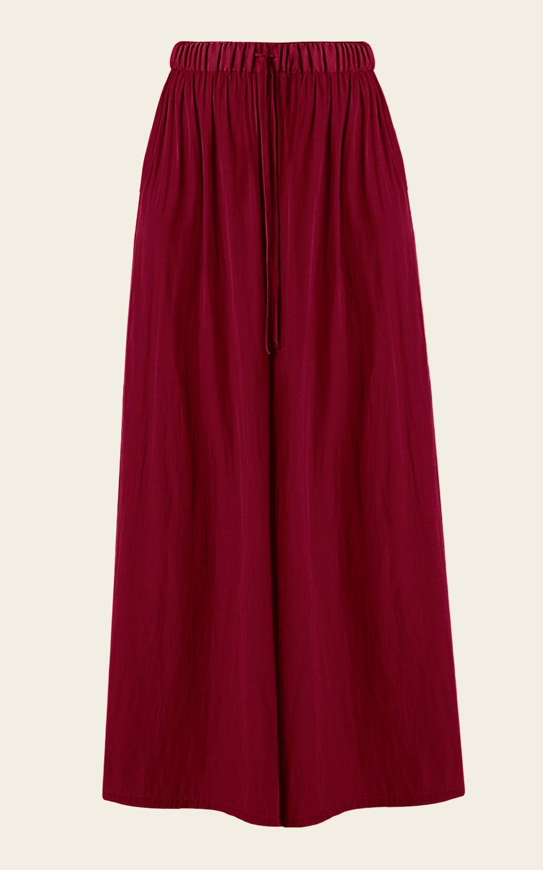 The Luxe Palazzo Pant - Blackberry