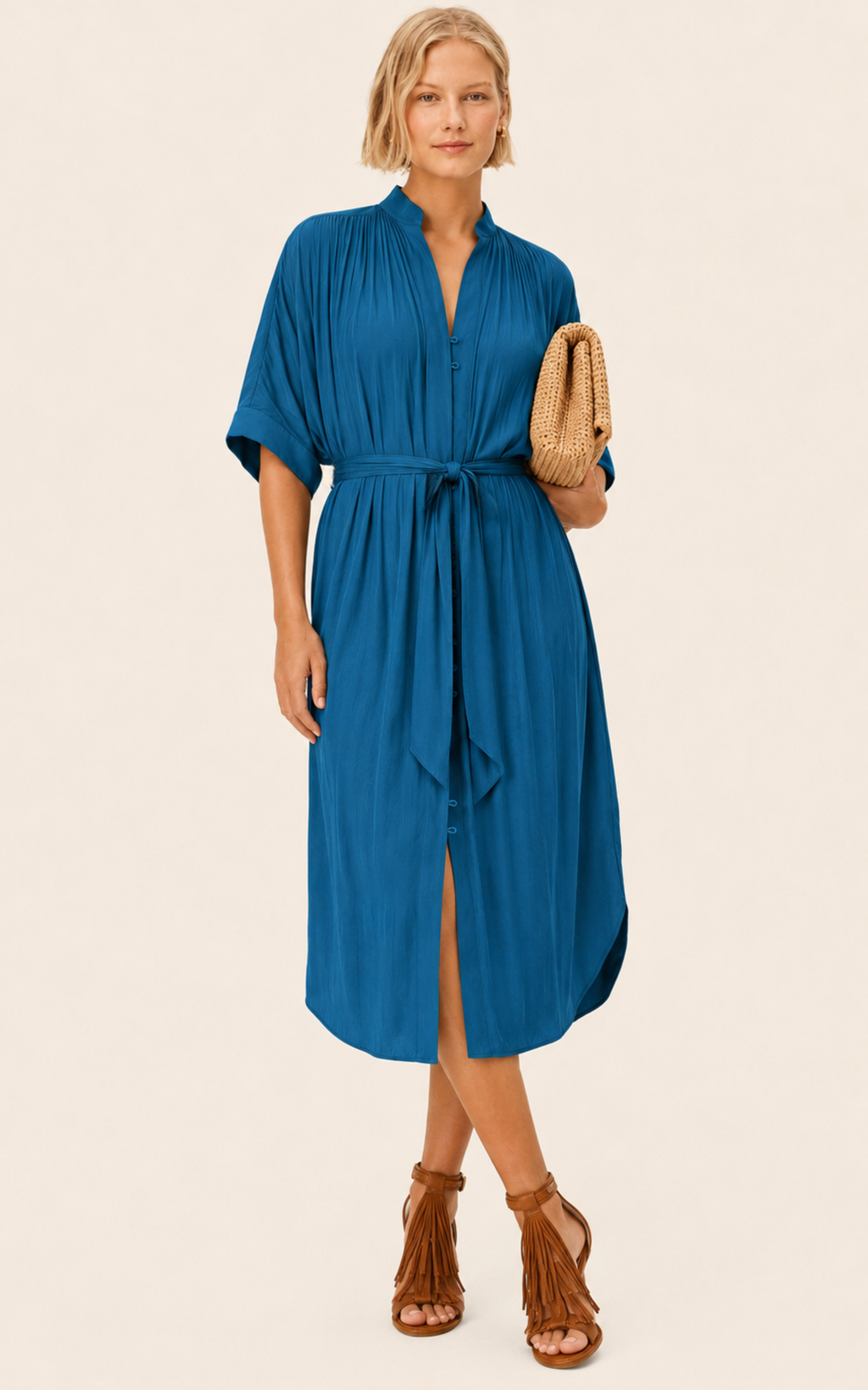 The Multiwear Shirt Dress - Oceania, Midi