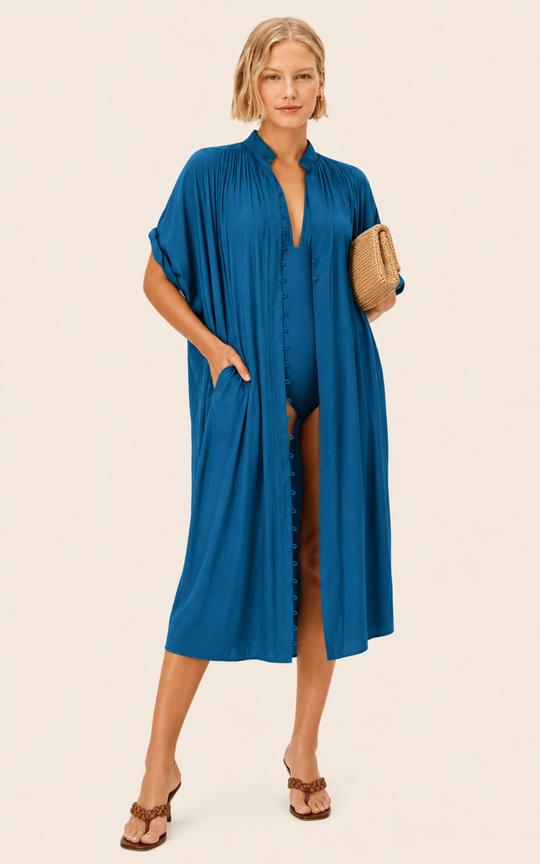 The Multiwear Shirt Dress - Oceania, Midi