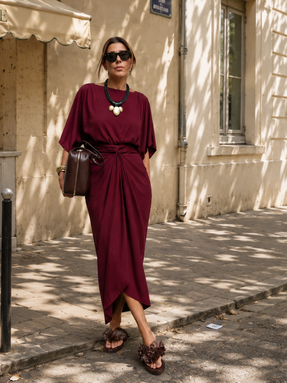 The Luxe Halo Skirt - Blackberry