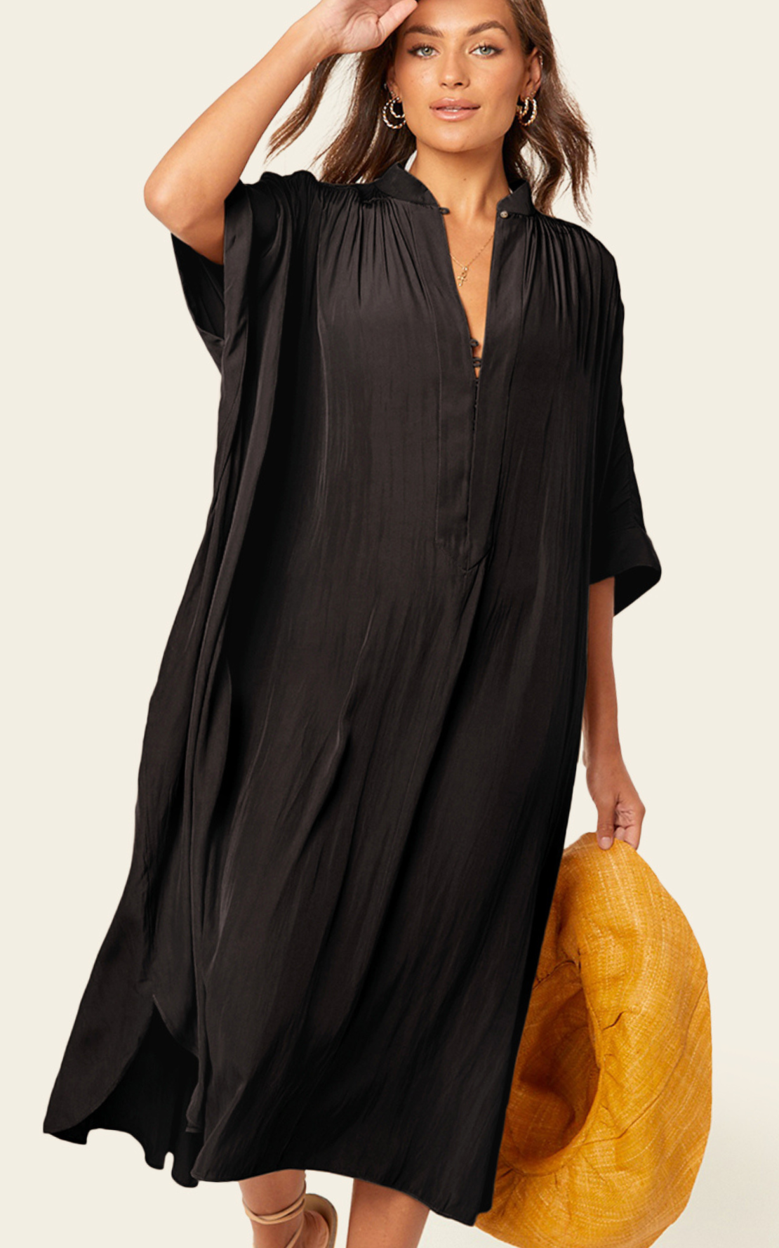 The Original Multiwear Dress - Black, Midi