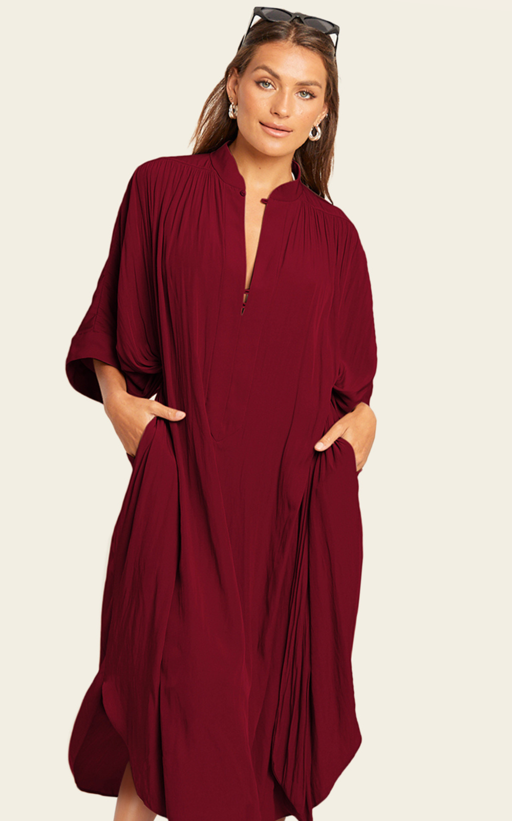 The Original Multiwear Dress - Blackberry, Midi