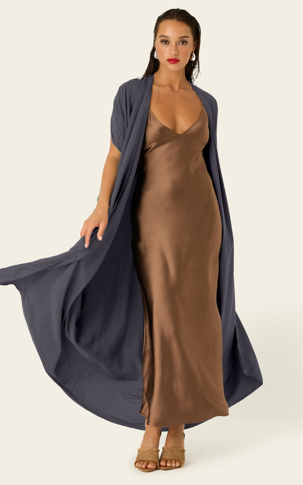 The Luxury Multiwear Wrap / skyfall grey