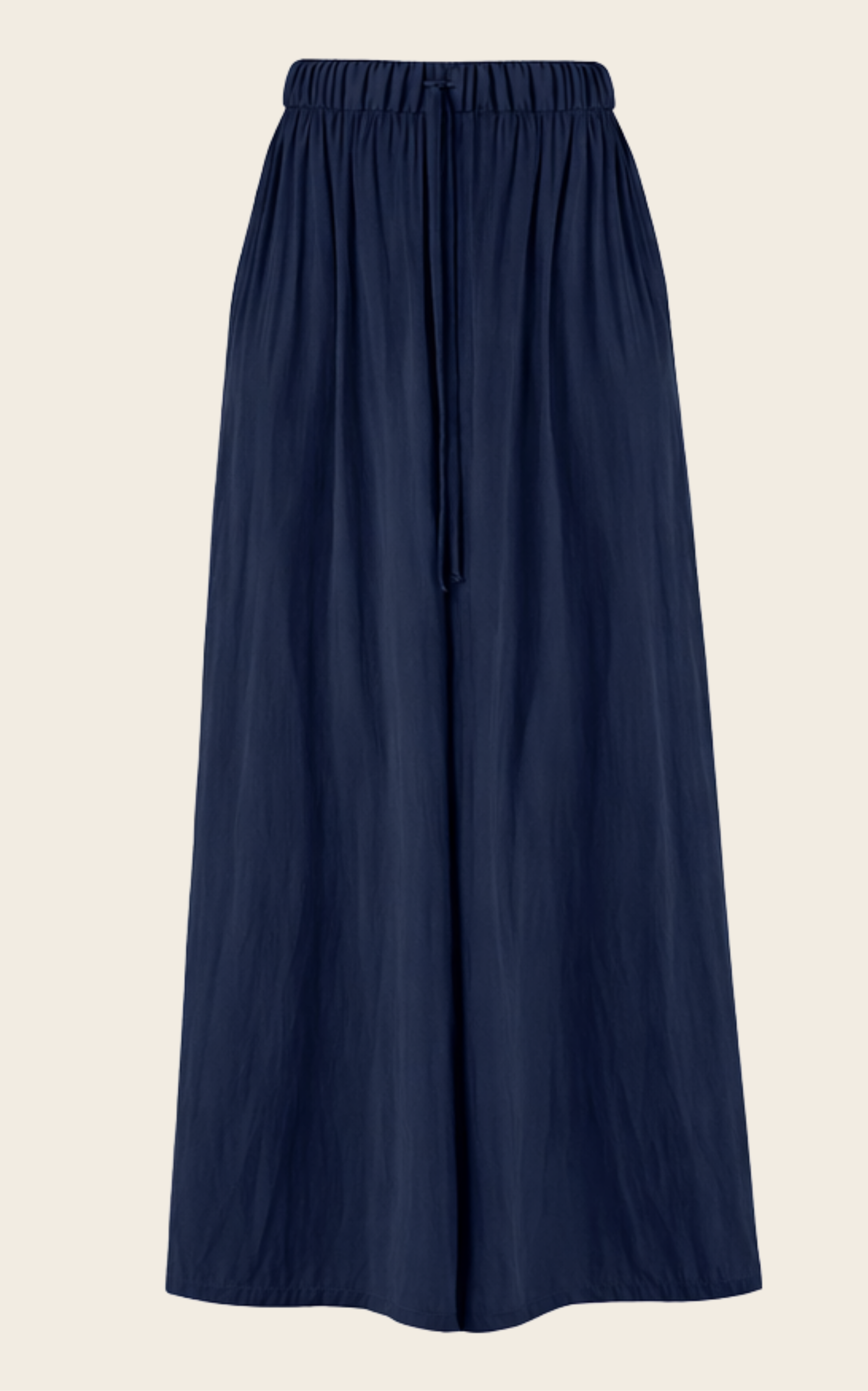 The Luxe Palazzo Pant - Night Sea