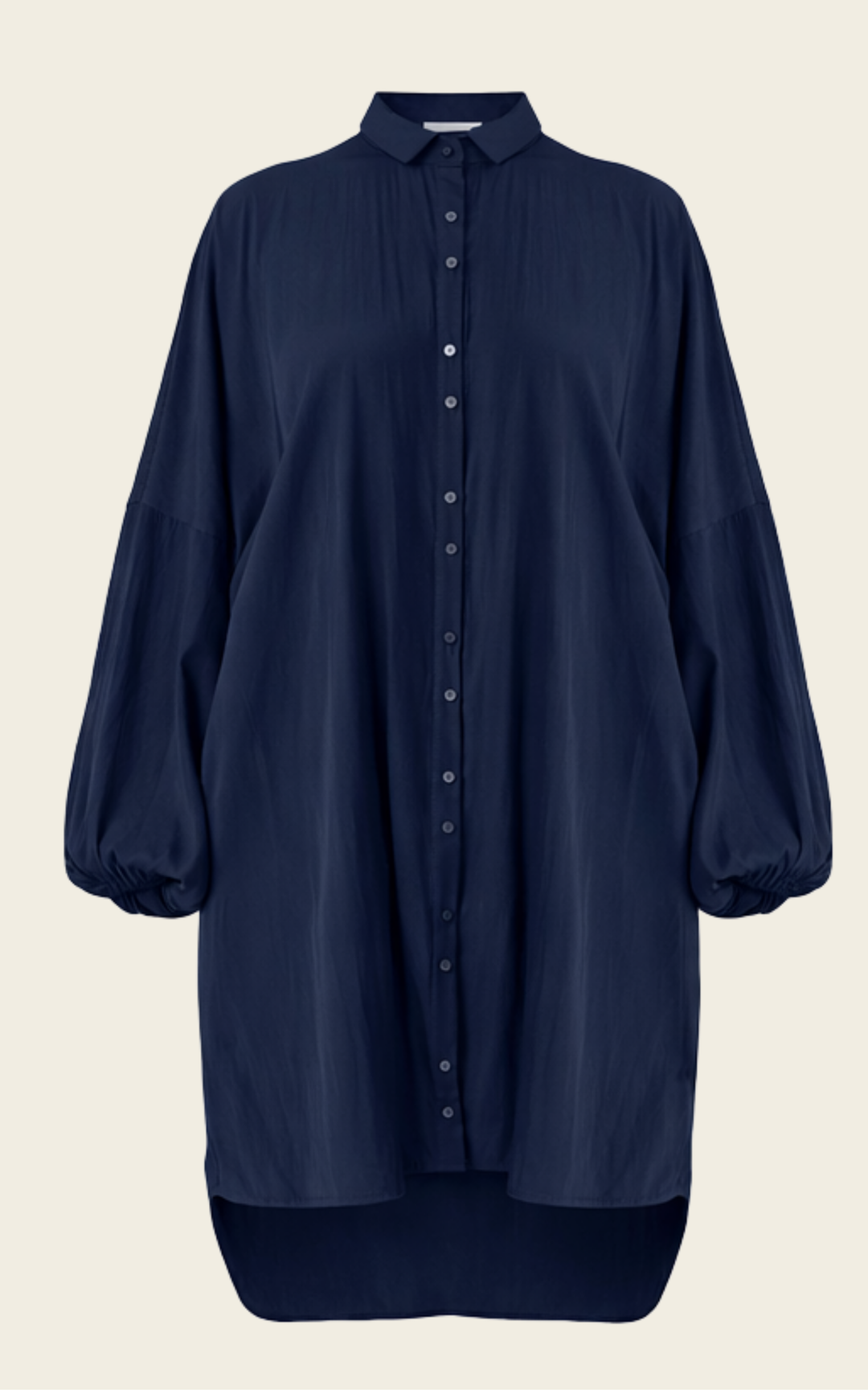 The Luxe Draper Shirt - Night Sea