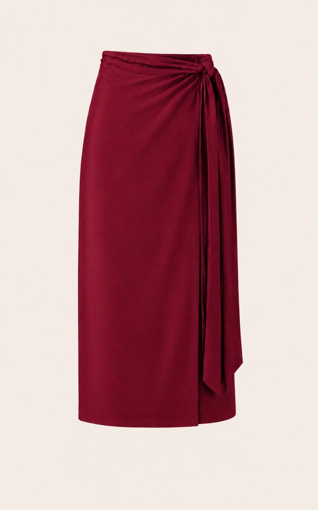 The Luxe Halo Skirt - Blackberry