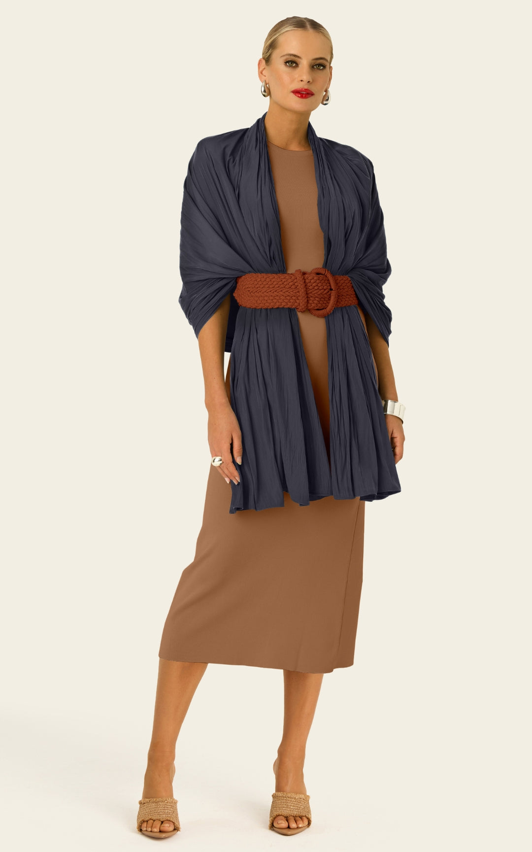 The Luxury Multiwear Wrap / skyfall grey