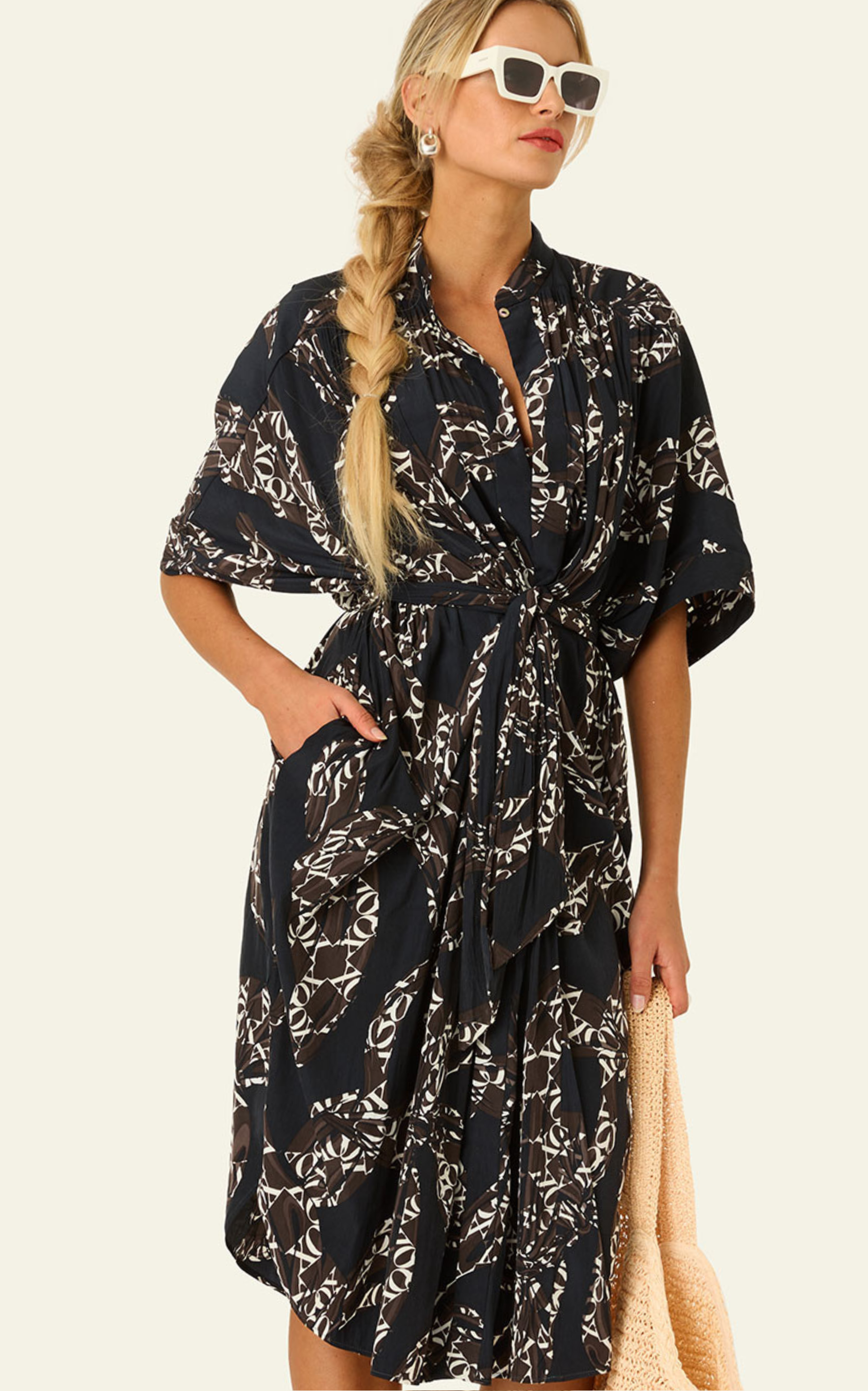 The Multiwear Shirt Dress - Scarfetta, Midi