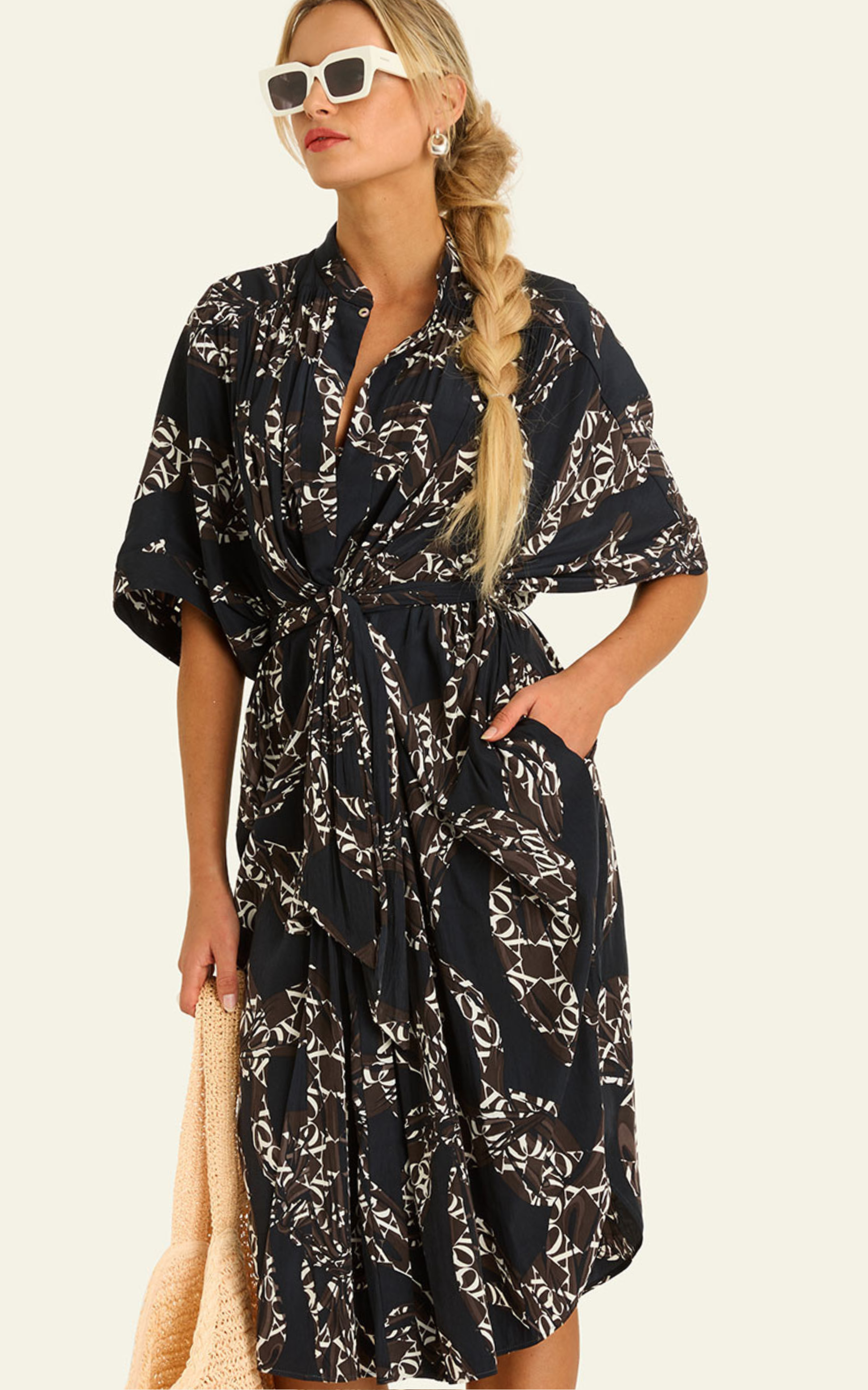 The Multiwear Shirt Dress - Scarfetta, Midi