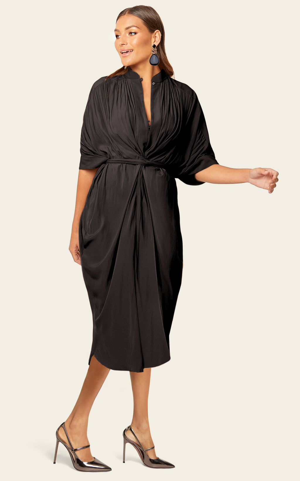 The Original Multiwear Dress - Black, Midi