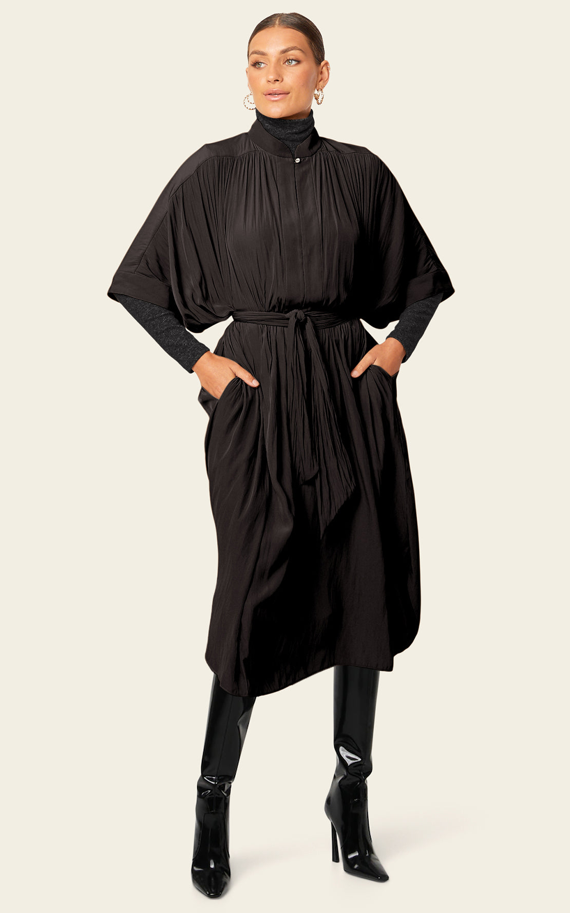 The Original Multiwear Dress - Black, Midi