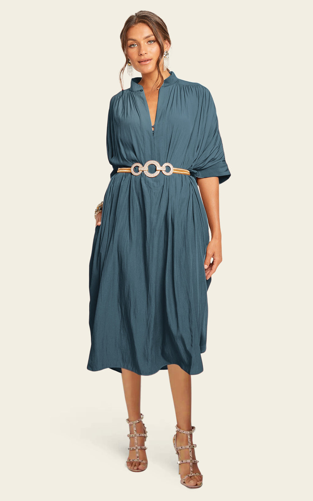 The Original Multiwear Dress / Deep Seafoam, Midi