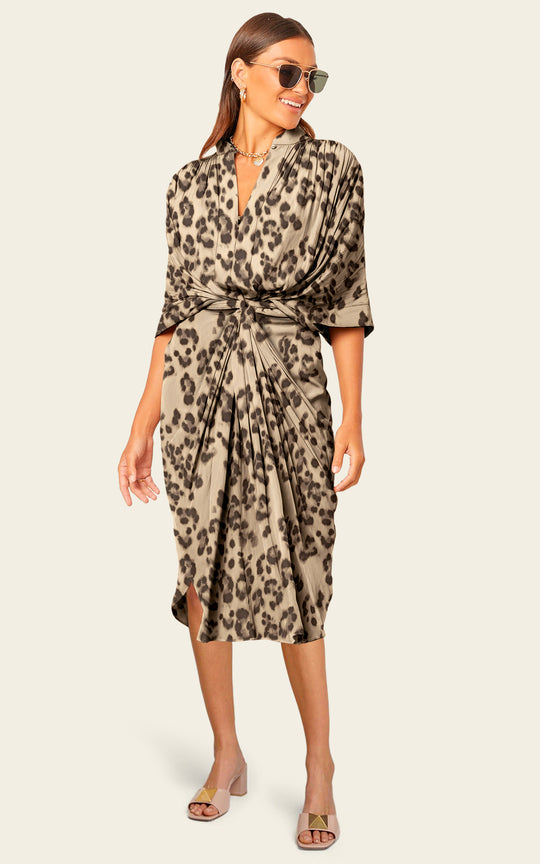 Snow Leopard Original Multiwear Dress Midi