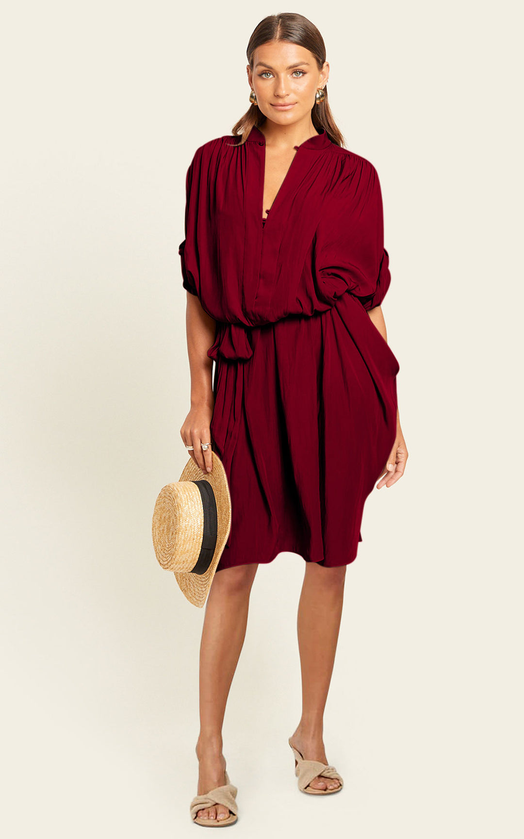 The Original Multiwear Dress - Blackberry, Midi