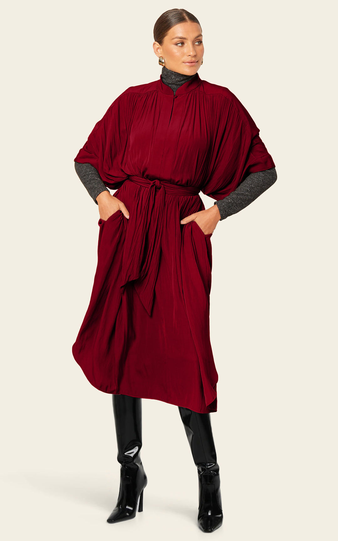 The Original Multiwear Dress - Blackberry, Midi