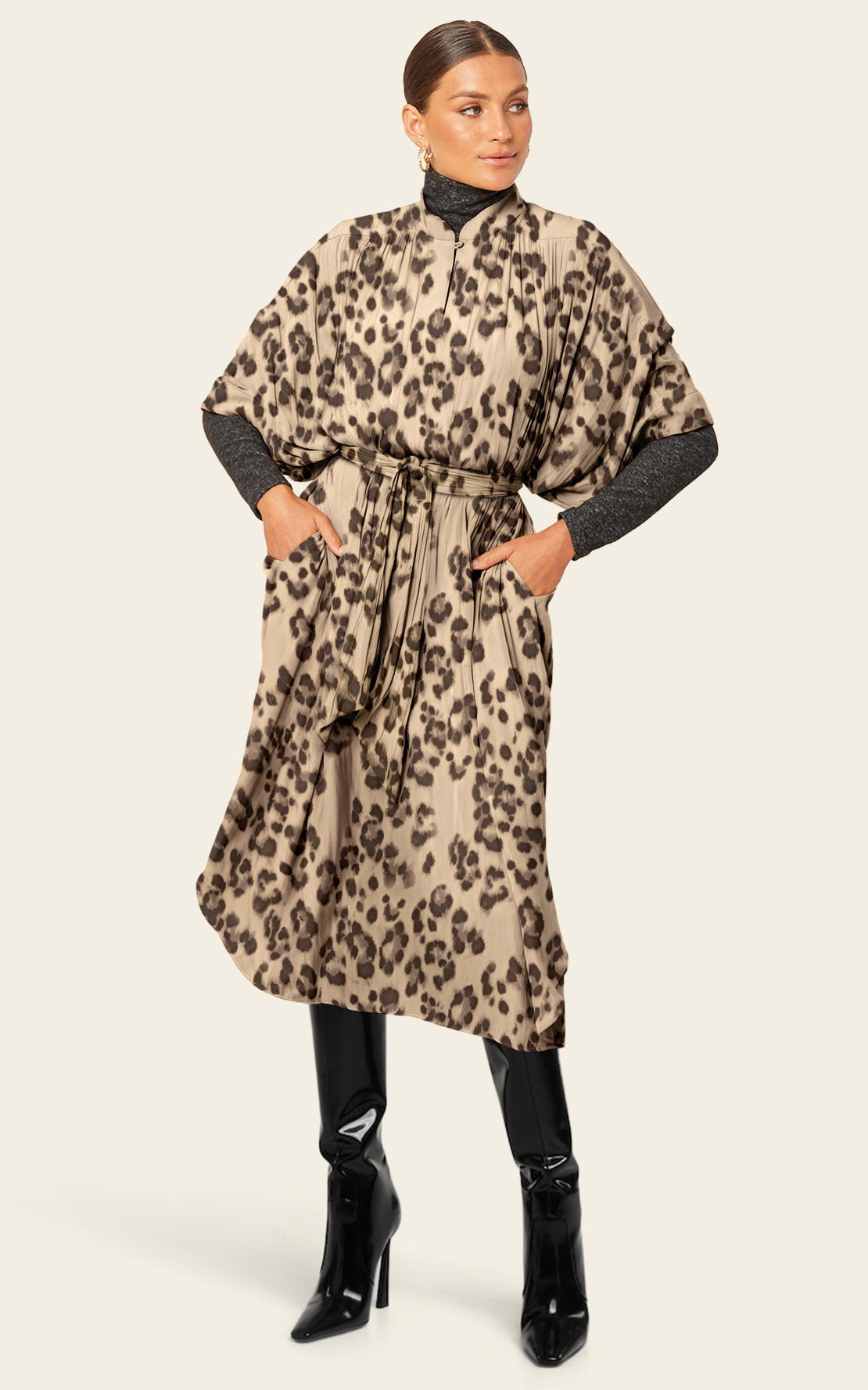 Snow Leopard Original Multiwear Dress Midi