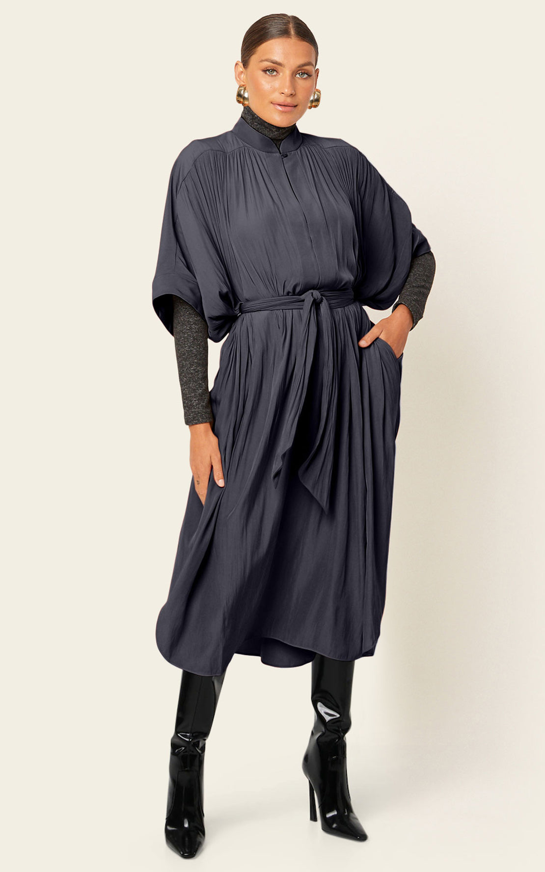 The Original Multiwear Dress - Skyfall Grey, Midi