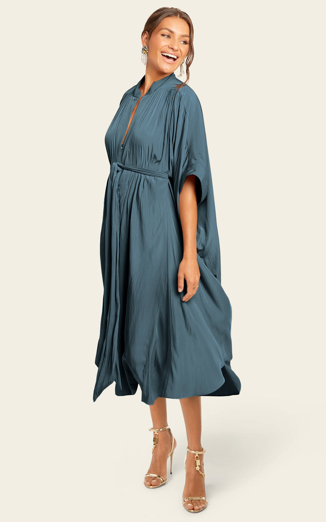 The Original Multiwear Dress / Deep Seafoam, Midi