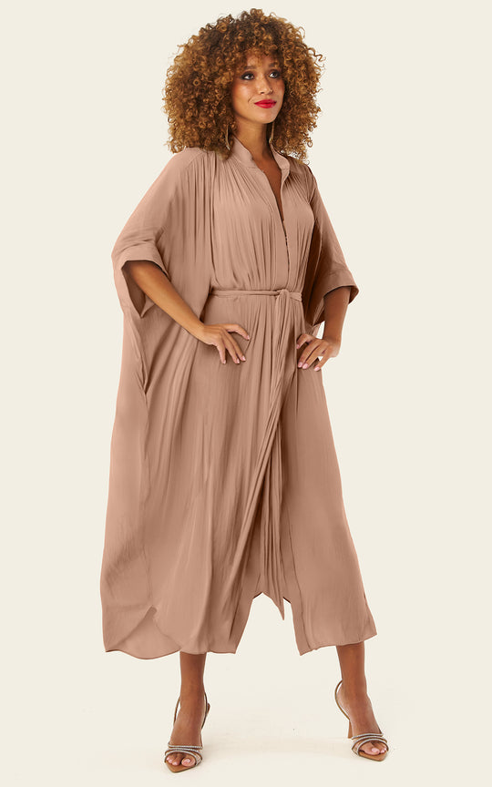 The Multiwear Shirt Dress - Chai Chameau, Grande