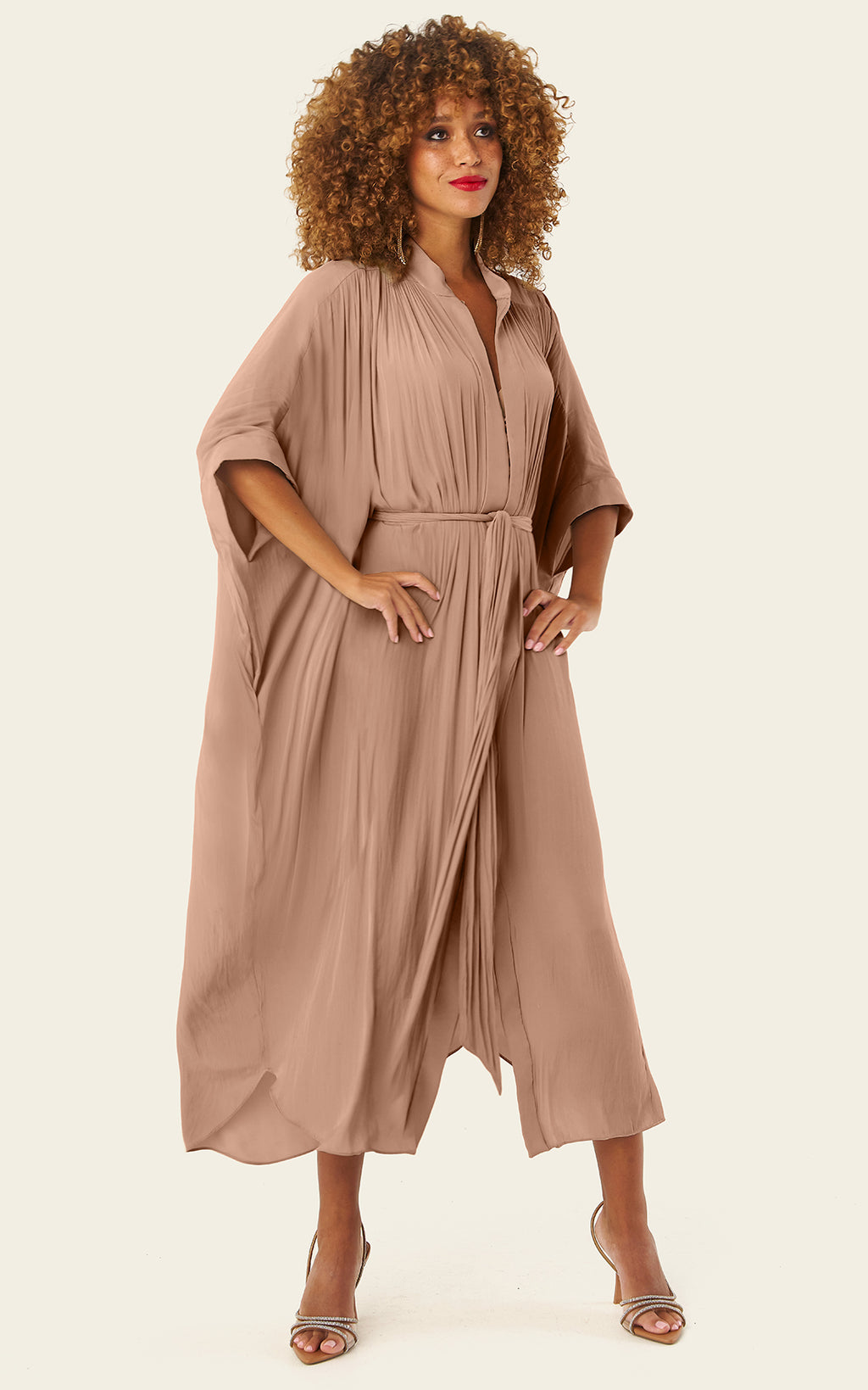 The Multiwear Shirt Dress - Chai Chameau, Grande