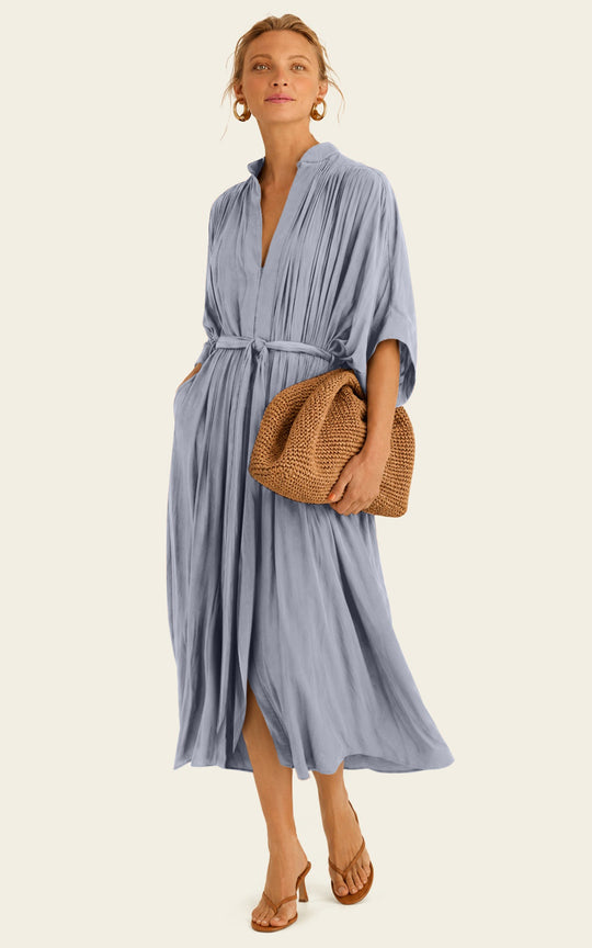 The Multiwear Shirt Dress - Bleu de Lune, Grande
