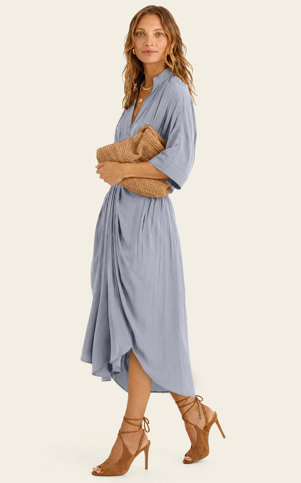 The Multiwear Shirt Dress - Bleu de Lune, Grande