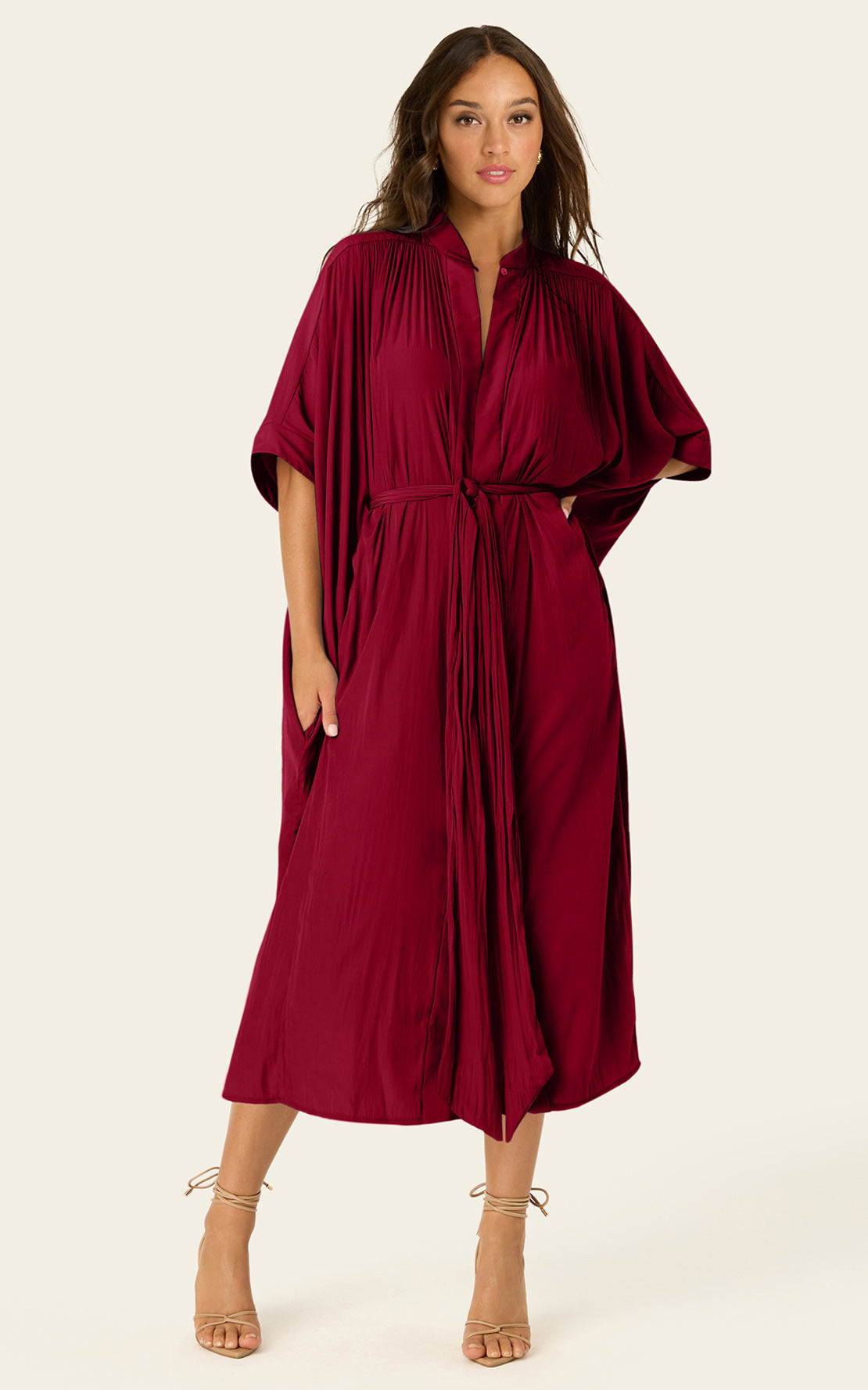 The Multiwear Shirt Dress - Blackberry, Grande