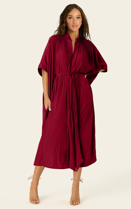 The Multiwear Shirt Dress - Blackberry, Grande