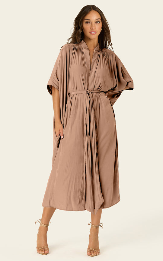 The Multiwear Shirt Dress - Chai Chameau, Grande
