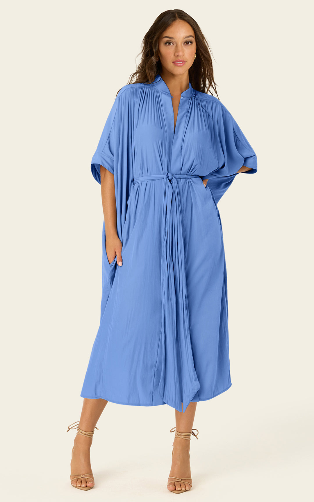 The Multiwear Shirt Dress - Cornflower, Grande