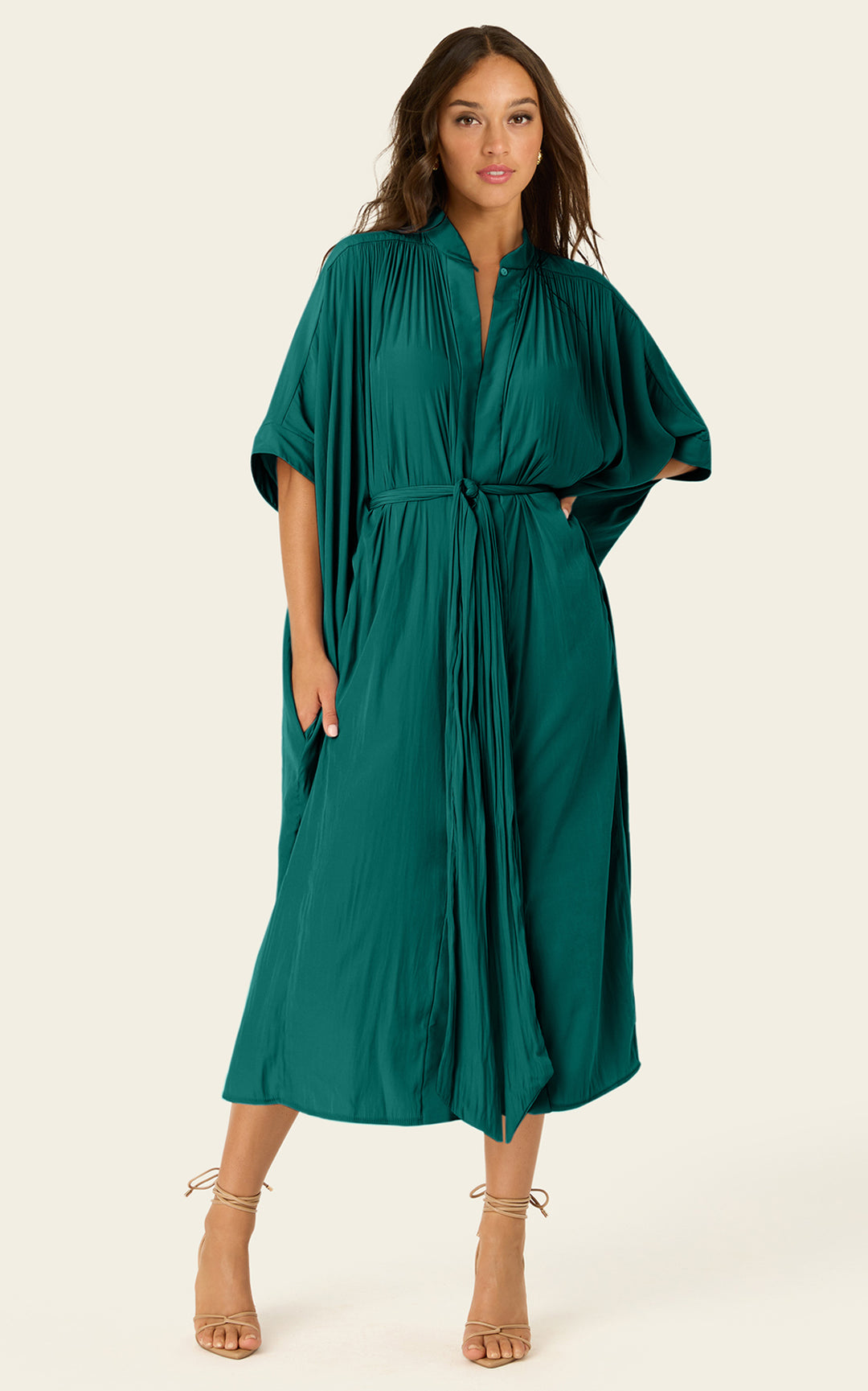 The Multiwear Shirt Dress - Juniper, Grande
