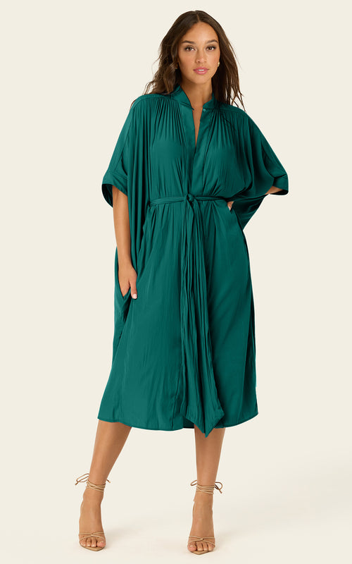 The Multiwear Shirt Dress - Juniper, Petite