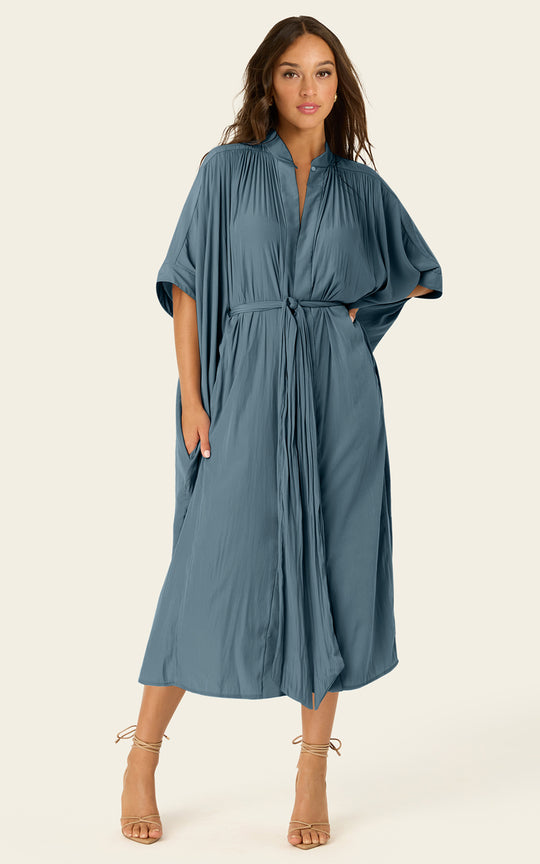 The Multiwear Shirt Dress - Deep Seafoam, Grande
