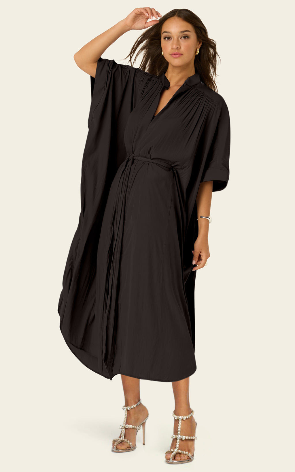 The Multiwear Shirt Dress - Black, Grande