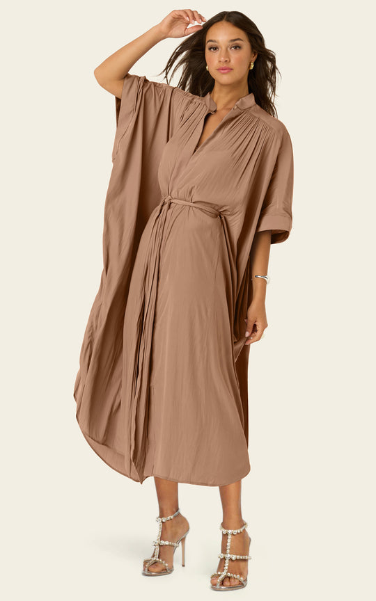 The Multiwear Shirt Dress - Chai Chameau, Grande