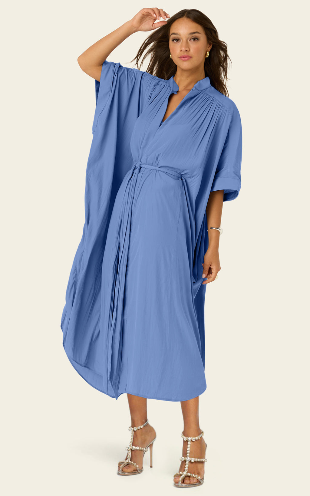 The Multiwear Shirt Dress - Cornflower, Grande